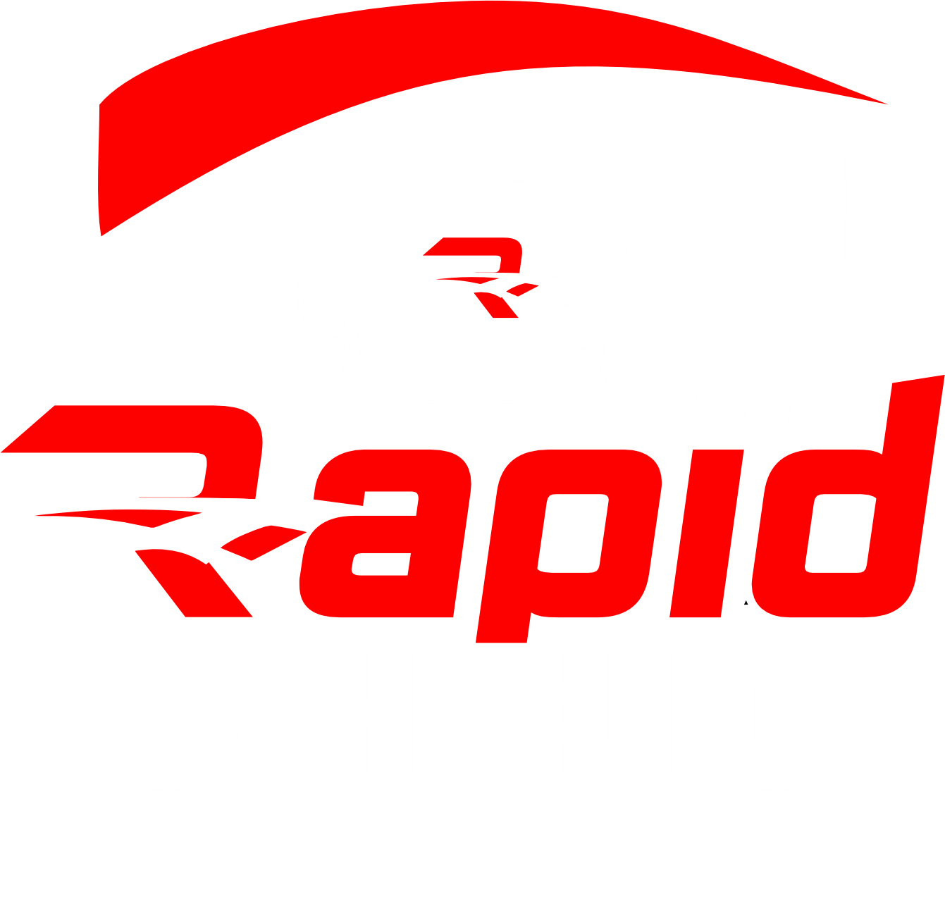 Rapidshield Logo WHITE AND RED
